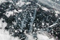 Bubbles in Baikal ice