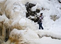 Замерзший водопад и Элин